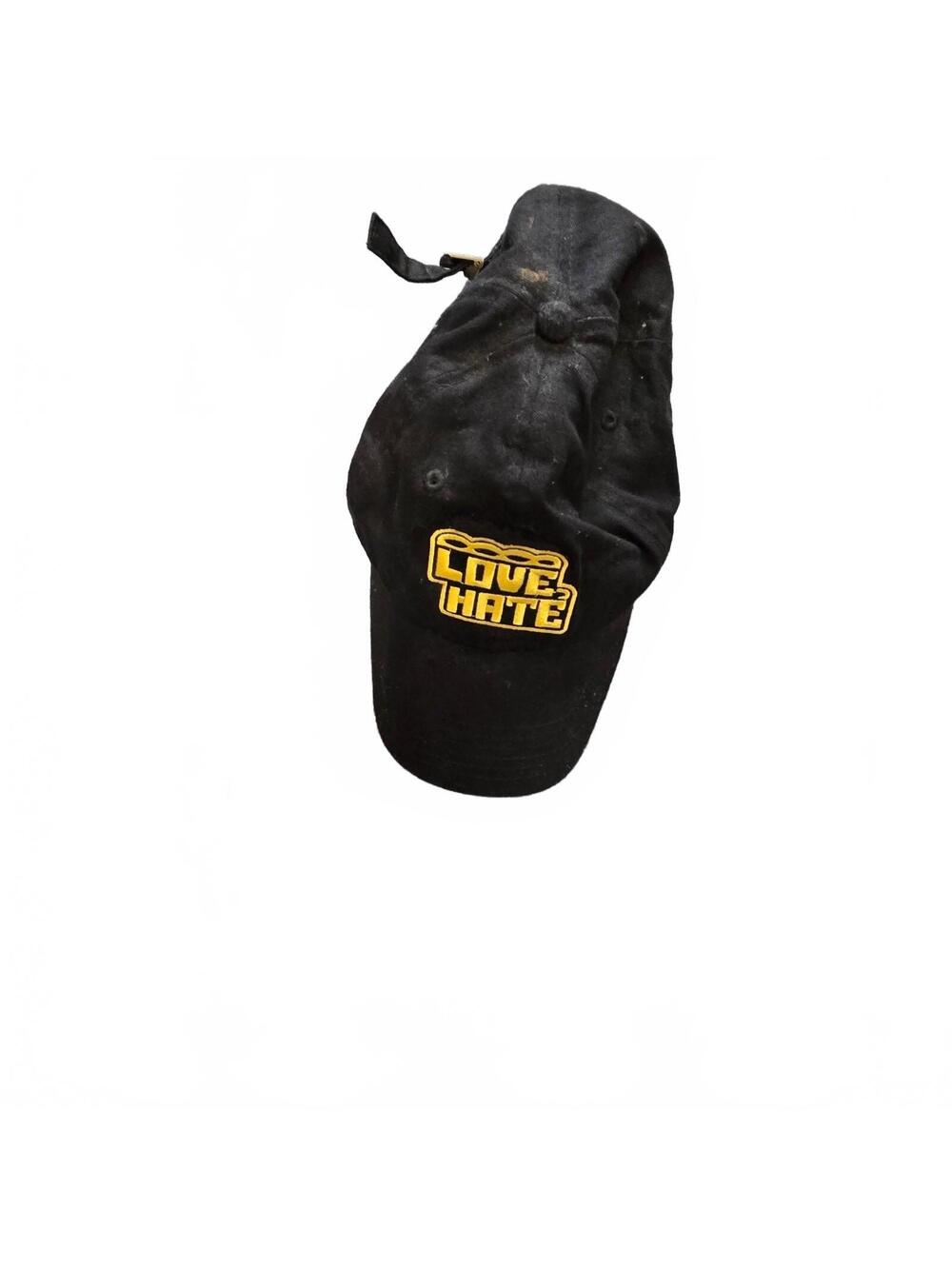 Defend Brooklyn 'Love & Hate' Brass Knuckles Embroidered Black Cap - Spike Lee's